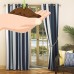 Sun Zero Valencia Cabana Stripe Indoor/Outdoor UV Protectant Curtain Panel   568493712